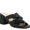 Wholesale London Rag Knope Sandal Black