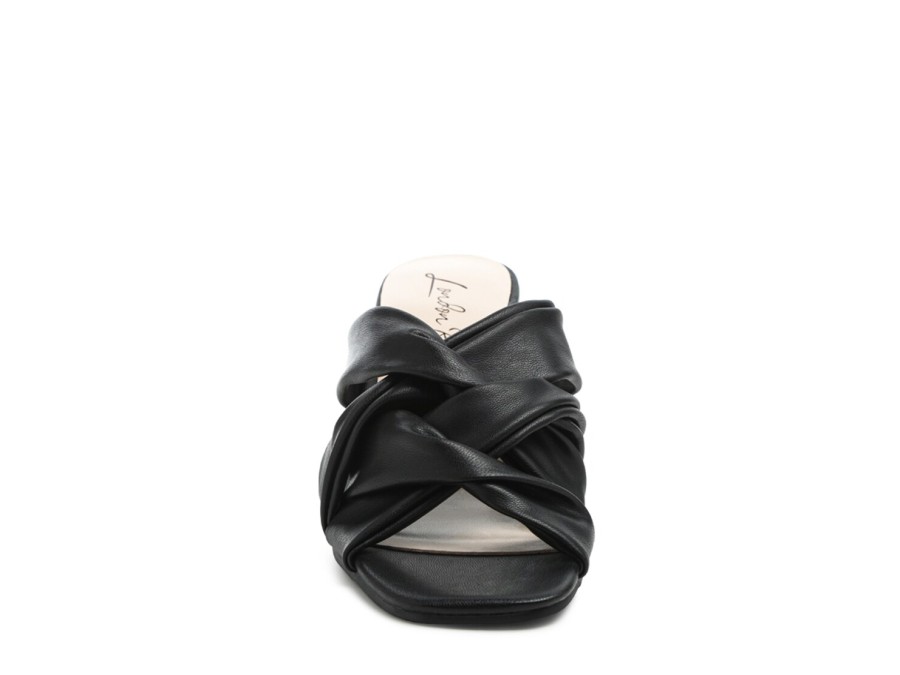 Wholesale London Rag Knope Sandal Black