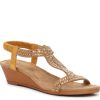 Hot Patrizia by Spring Step Travolta Wedge Sandal Bronze