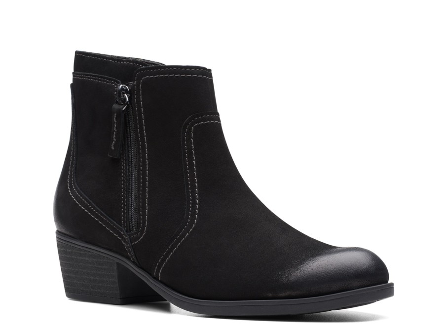 Online Clarks Charlton Ave Bootie Black