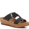 Online Hush Puppies Coco Wedge Sandal Black