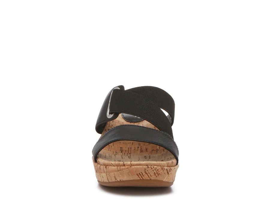 Online Hush Puppies Coco Wedge Sandal Black