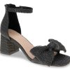 New BCBGeneration Dappel Sandal Black Raffia