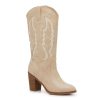 Clearance Mia Nessah Cowboy Boot Light Sand