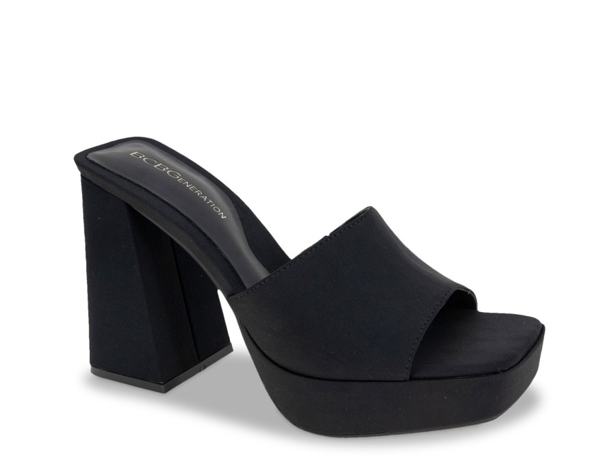 Wholesale BCBGeneration Galixy Platform Sandal Black