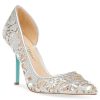 Wholesale Betsey Johnson Ethan Pump Silver Metallic