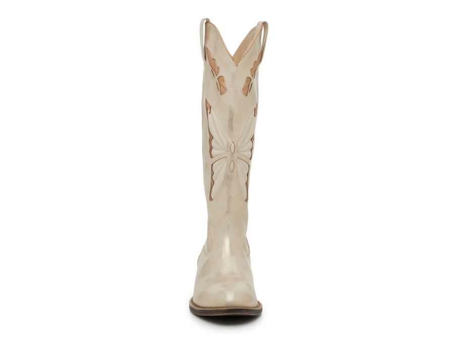 Online Matisse Mariposa Cowboy Boot Gold Metallic