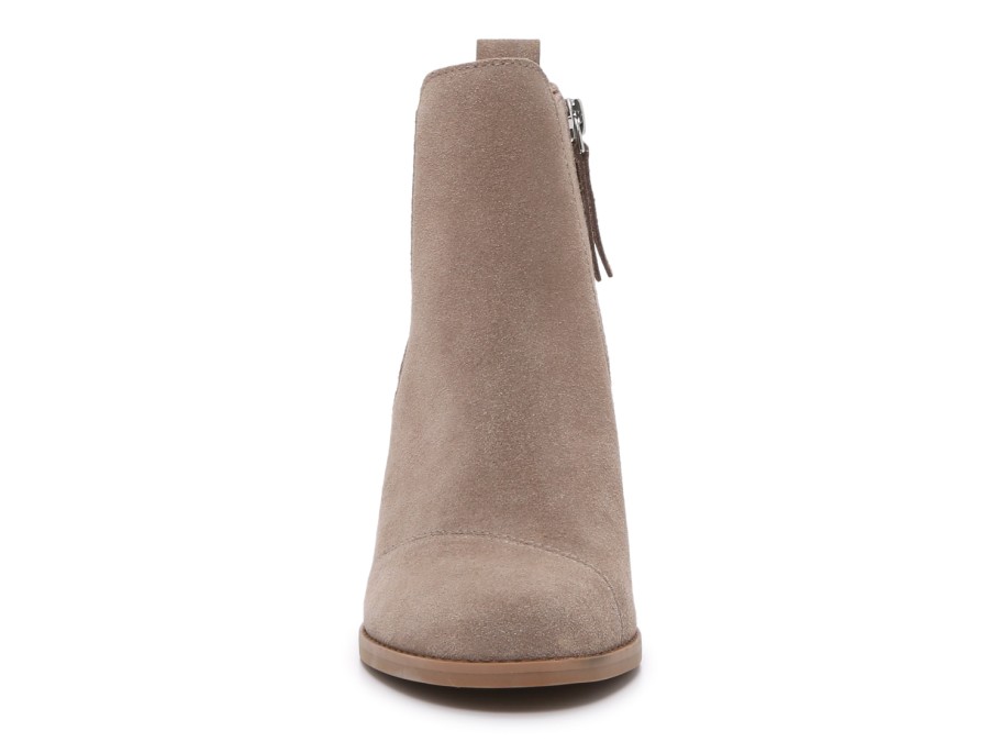 Clearance TOMS Amelia Wedge Bootie Taupe