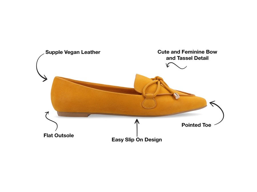 Hot Journee Collection Muriel Loafer Yellow