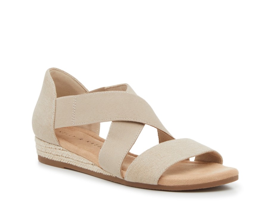 Best Kelly & Katie Katen Espadrille Wedge Sandal Taupe