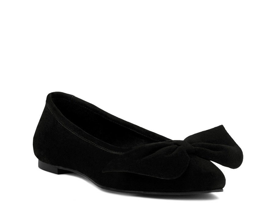 Hot Rag & Co Chuckle Ballerina Flat Black