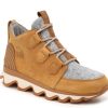 Best SOREL Kinetic Caribou Snow Boot Light Brown/Grey