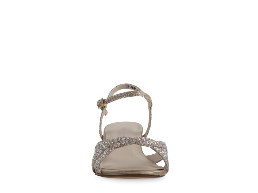 New Touch Ups by Benjamin Walk Lena Wedge Sandal Champagne