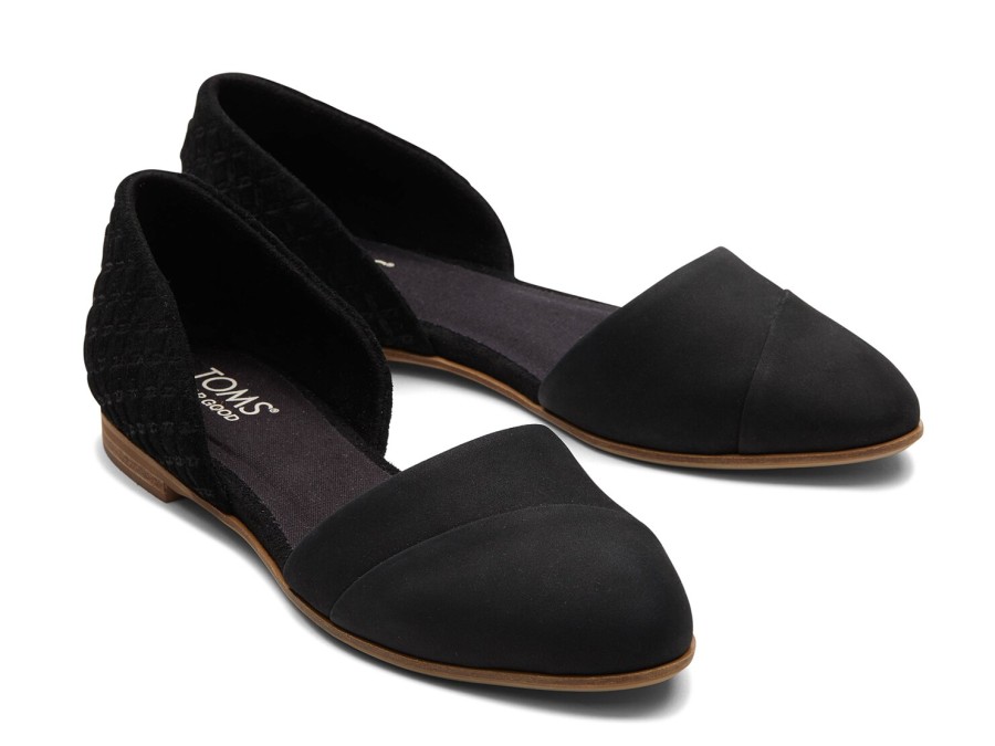 Clearance TOMS Jutti Flat Black