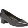 New Ros Hommerson Heidi Pump Black Leather