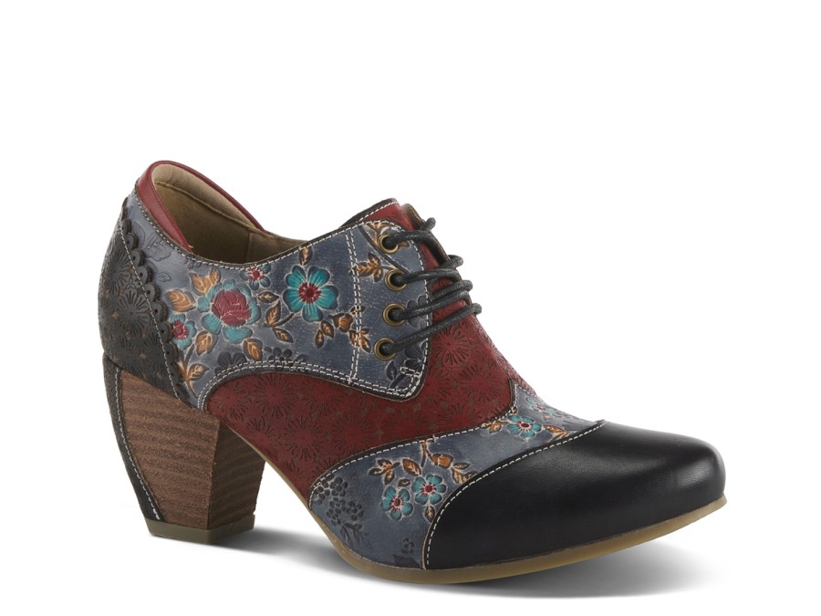 Hot L'Artiste by Spring Step Adelvice Fleur Bootie Black Multicolor