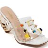 Hot Ninety Union Vegas Sandal Clear/White