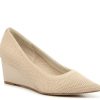 Best Sanctuary Prize Wedge Pump Light Beige