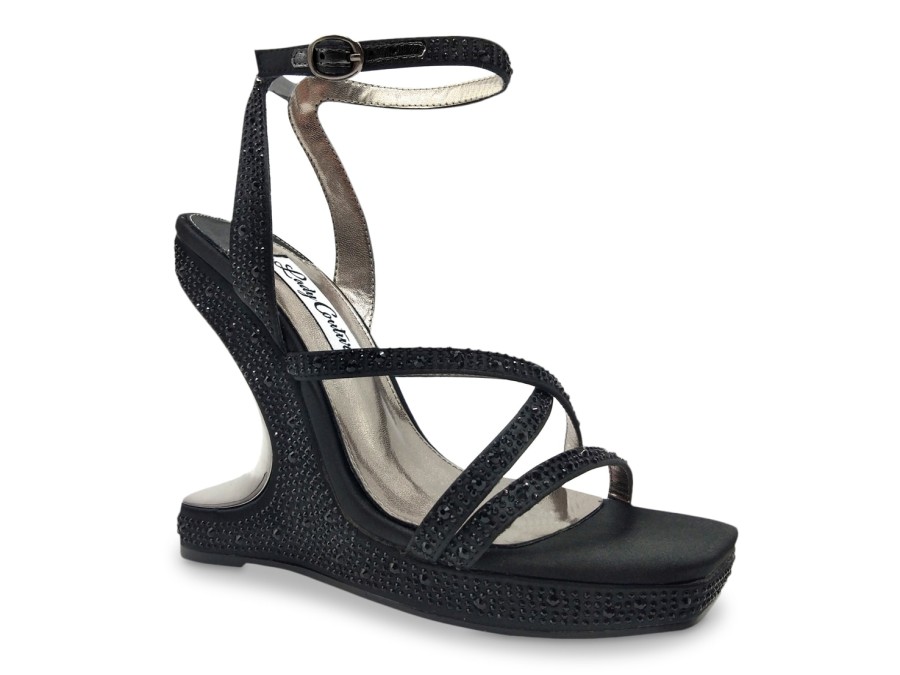 Best Lady Couture Mirage Platform Sandal Black