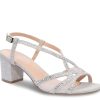 Clearance Paradox London Ingrid Sandal Silver Metallic