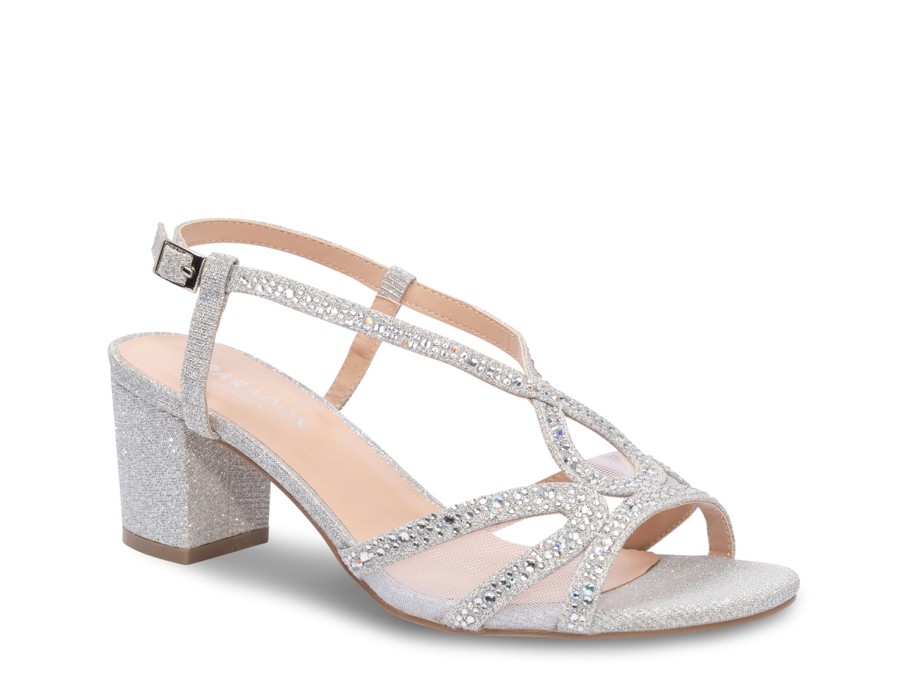 Clearance Paradox London Ingrid Sandal Silver Metallic