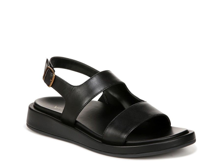 Best Vionic Madera Wedge Sandal Black