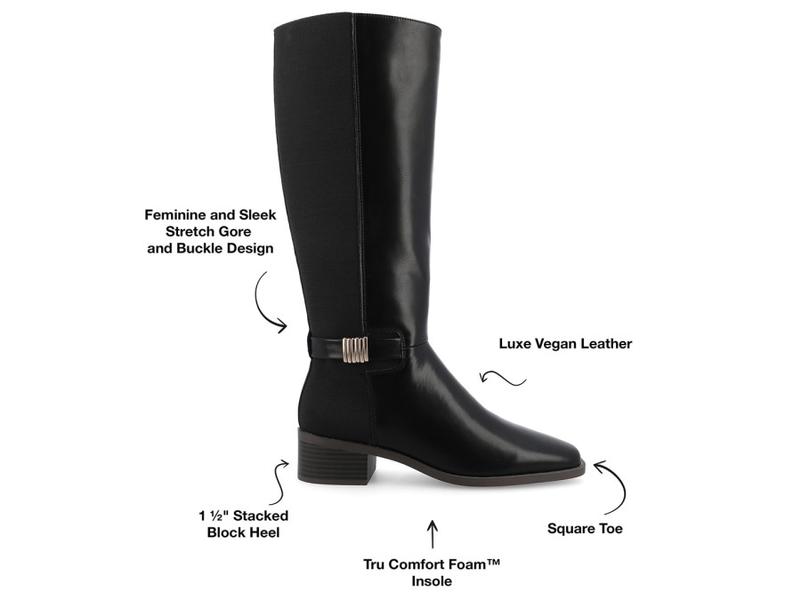 Best Journee Collection Londyn Boot Black