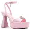 Best Aldo X Barbie Platform Sandal Pink Satin