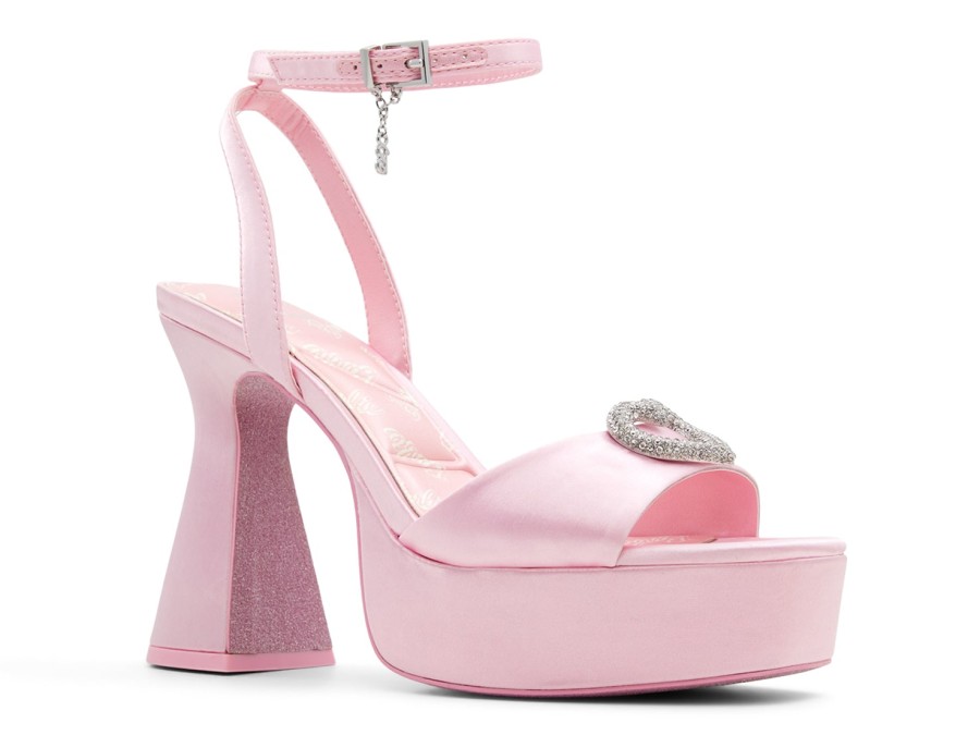 Best Aldo X Barbie Platform Sandal Pink Satin