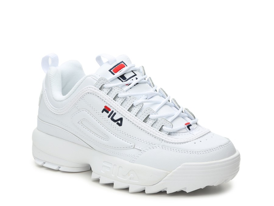 Clearance Fila Disruptor Ii Premium Sneaker - Women'S White