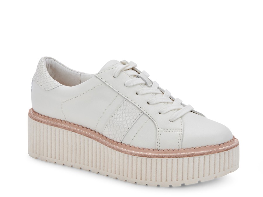 Wholesale Dolce Vita Tiger Platform Sneaker White