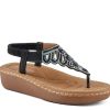 Best Patrizia by Spring Step Toshira Wedge Sandal Black