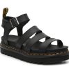 Best Dr. Martens Blaire Platform Sandal - Women'S Black