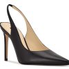 Online Nine West Feather Pump Black Leather