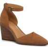 New Crown Vintage Doriss Wedge Pump Graham Crust Tan