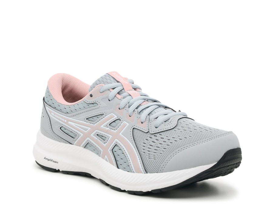 Wholesale ASICS Contend 8 Running Shoe - Women'S Light Grey/Light Pink