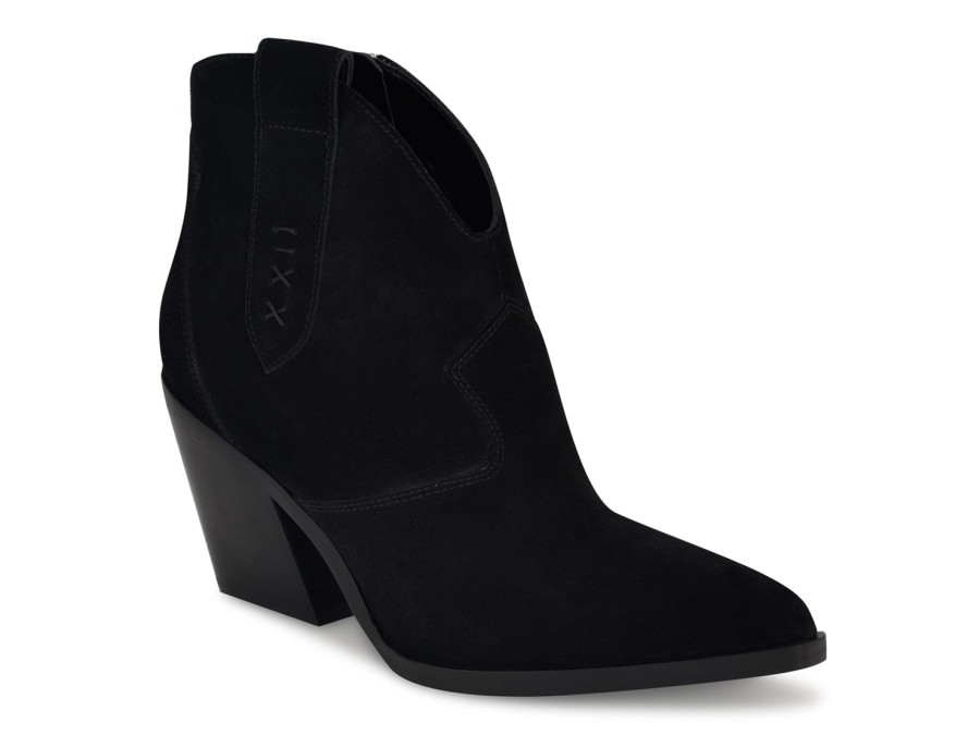 Wholesale Nine West Fainay Western Bootie Black