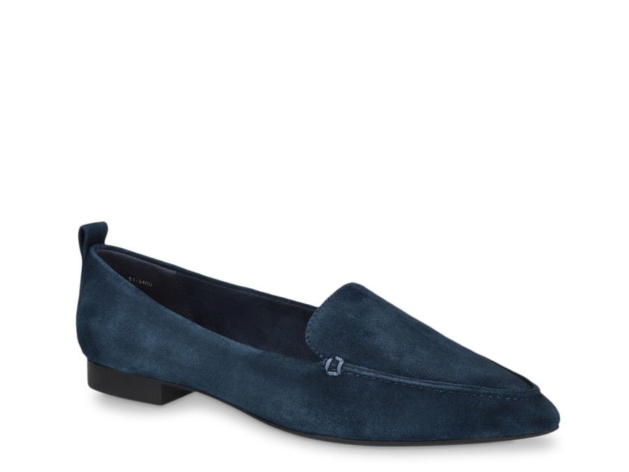 Best Bella Vita Alessi Flat Navy Suede