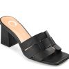 Hot Journee Collection Renatta Sandal Black