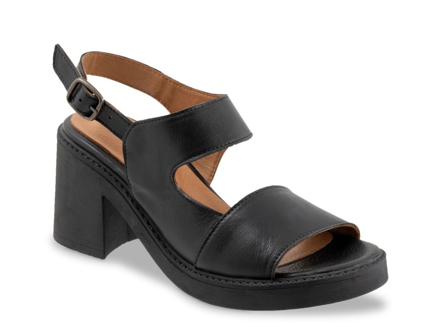 Clearance Bueno Myla Platform Sandal Black