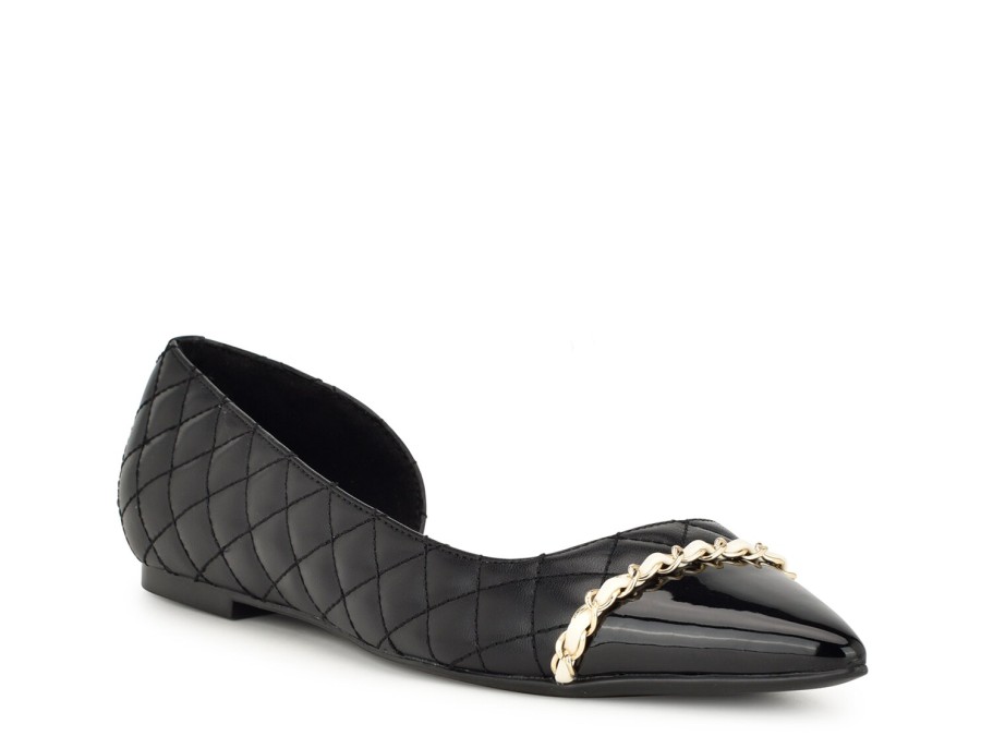 Clearance Nine West Breza Flat Black