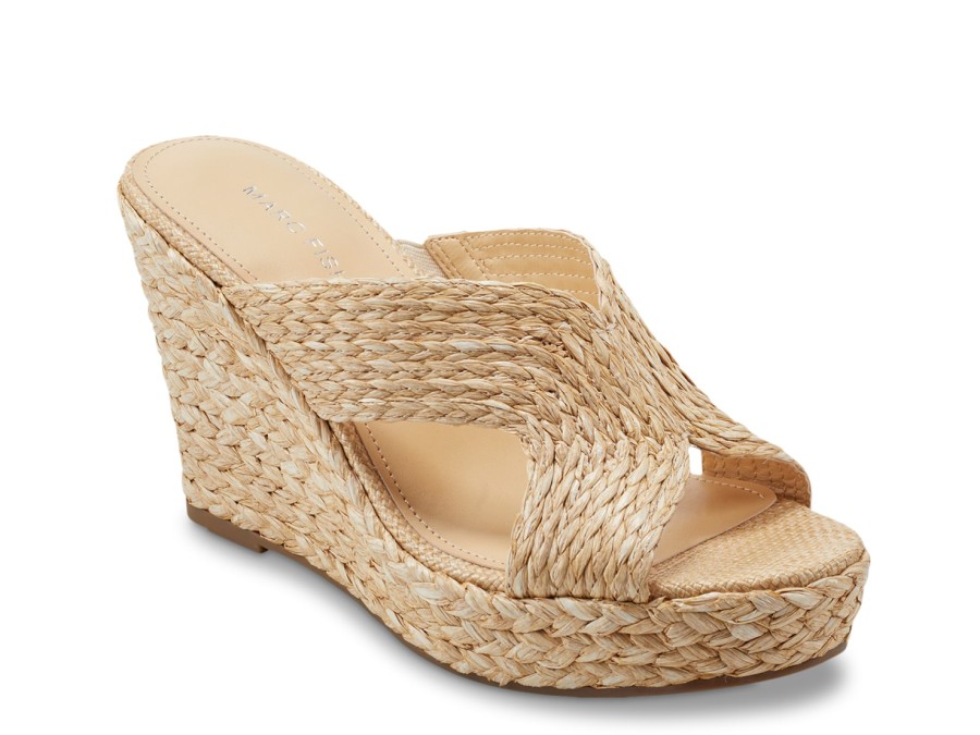 Wholesale Marc Fisher Kalisha Wedge Sandal Light Natural