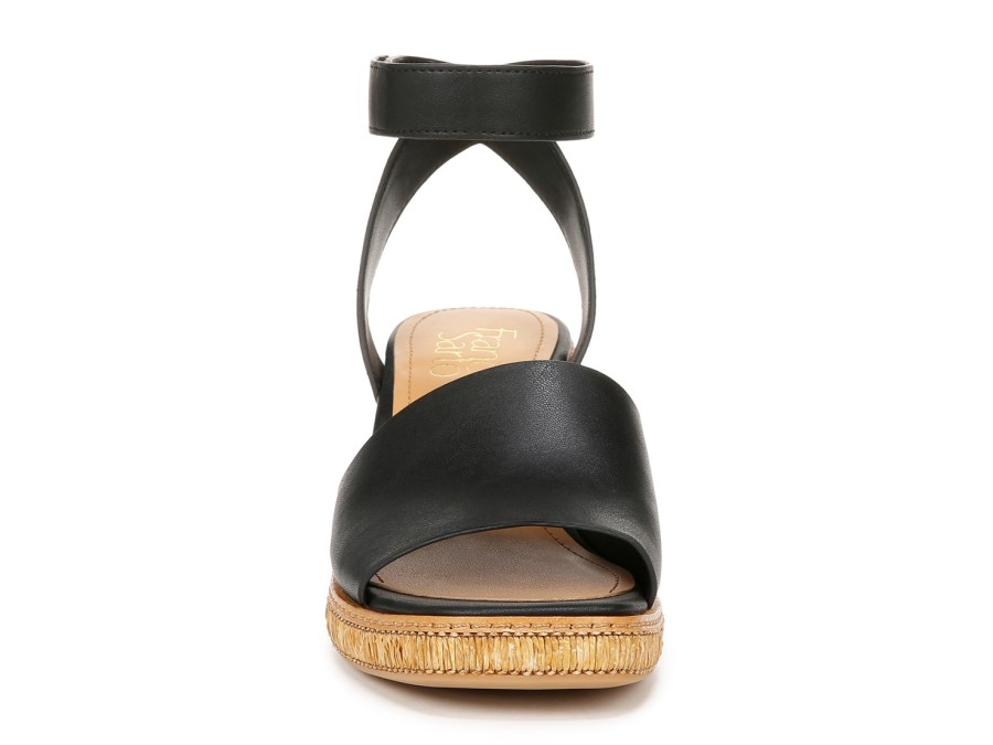 New Franco Sarto Faron Platform Sandal Black