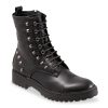 New Bueno Dixie Combat Boot Black Leather