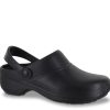 Online Easy Works by Easy Street Time Clog Black