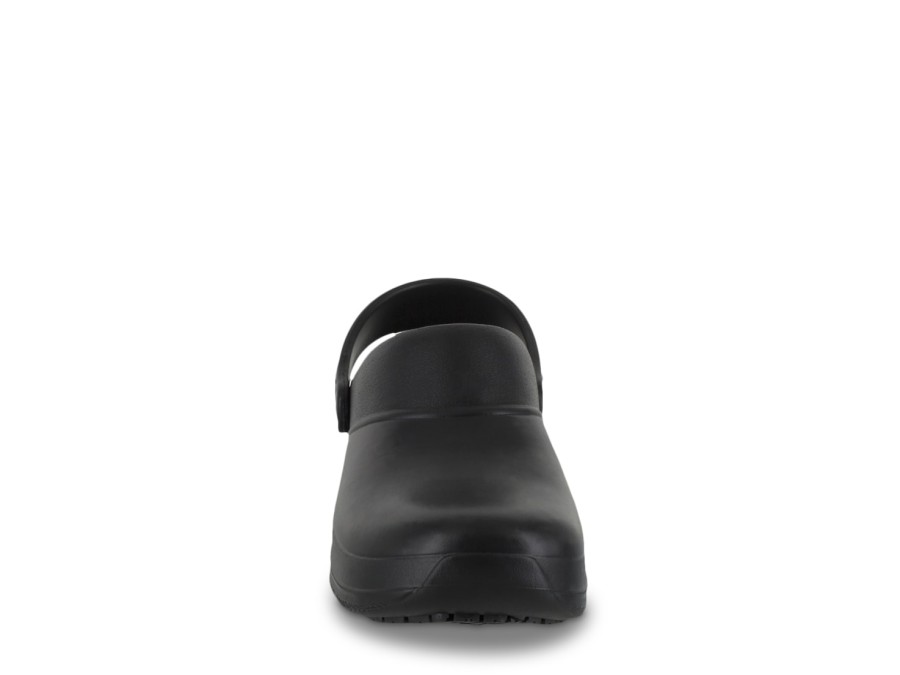 Online Easy Works by Easy Street Time Clog Black