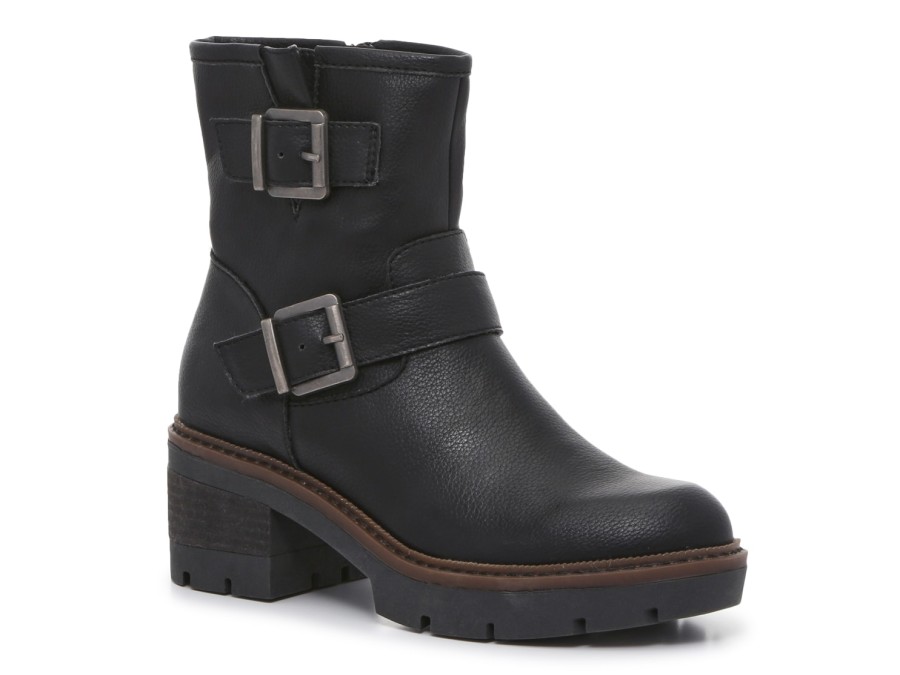 Online b.o.c. Born Concept Monika Moto Boot Black Synthetic