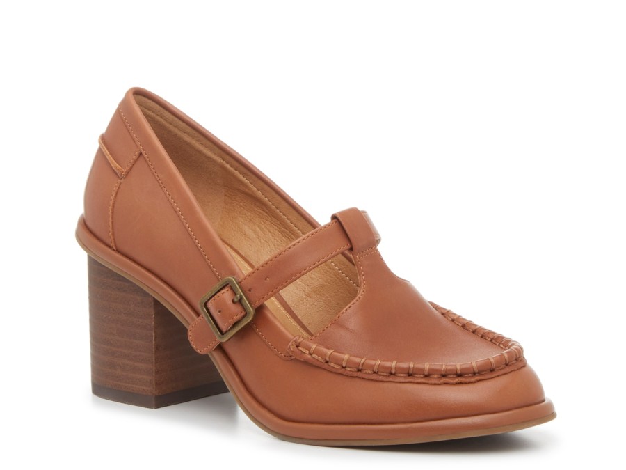 Online Crown Vintage Verma Pump Warmest Buff Brown