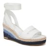 New Franco Sarto Callia Wedge Sandal White