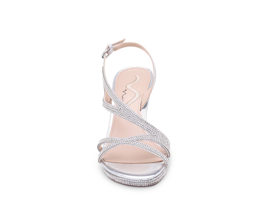 Hot Nina Nerice Sandal Silver Metallic